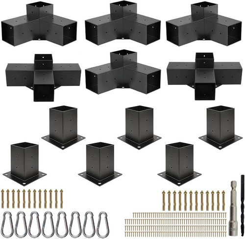 Kit staffe pergola 4x4 - kit,