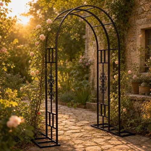 Arco giardino metallo - arco, in